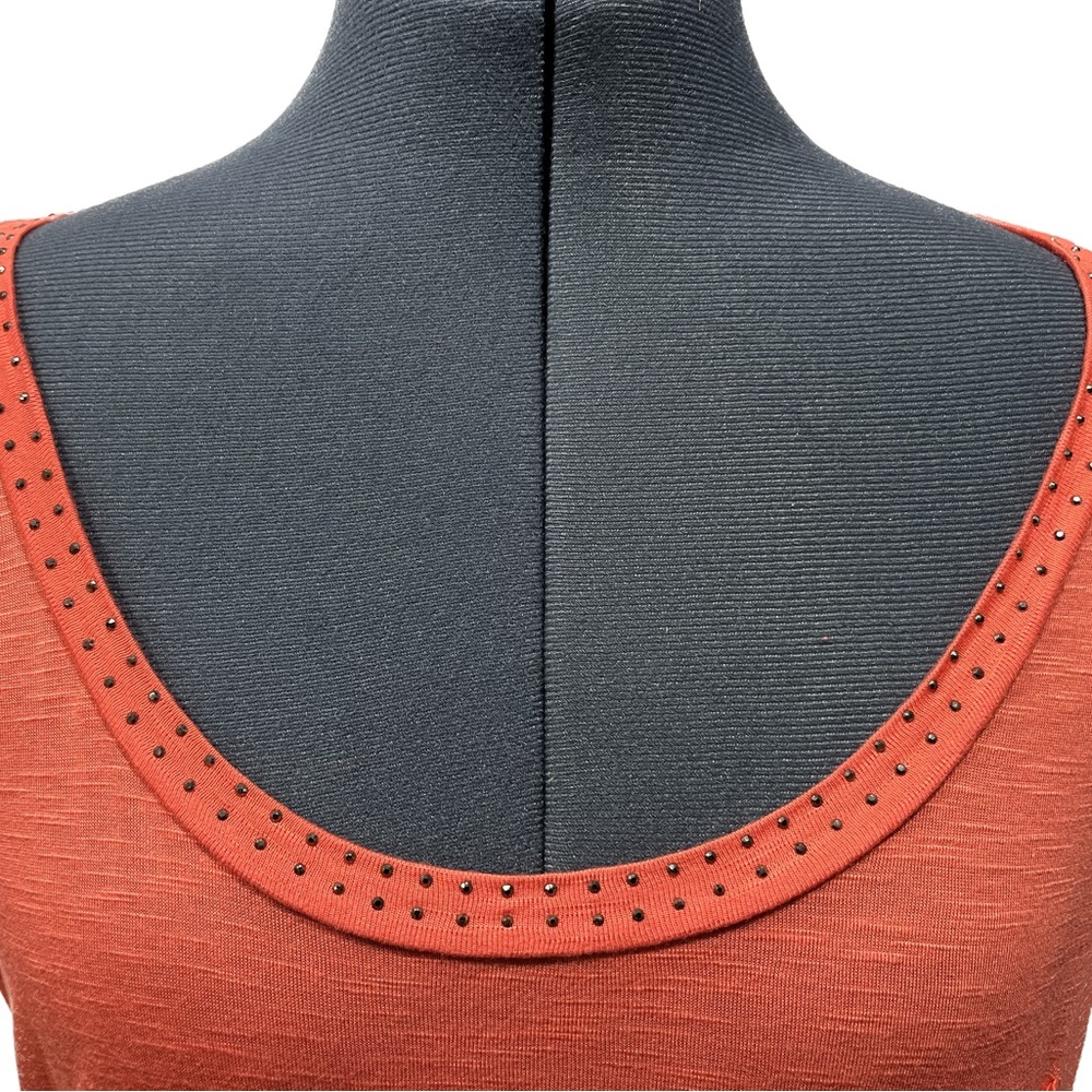 Calvin Klein Lightweight T-shirt, peach/orange color